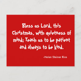 クリスマスの天恵の郵便はがき シーズンポストカード