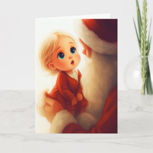 クリスマスの奇跡が一年中あなたと共にありますように カード (正面)