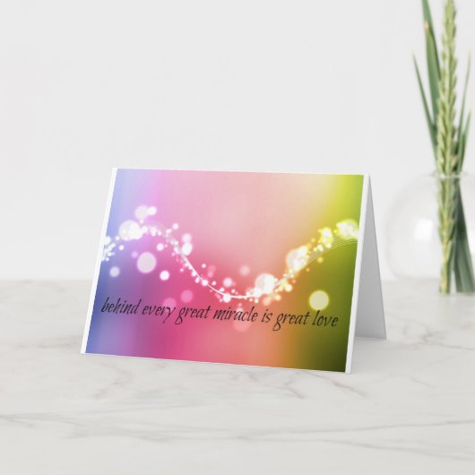 クリスマスの奇跡 シーズンカード (正面)