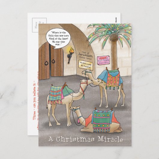 クリスマスの奇跡 シーズンポストカード (正面/裏面)