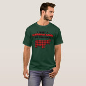 クリスマスの女の子のためのヒポタムス Tシャツ (正面フル)