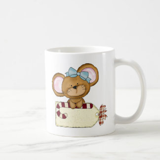 クリスマスの女の子のマウス コーヒーマグカップ