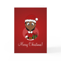 クリスマスの女の子の漫画