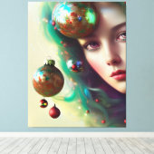 クリスマスの女神 キャンバスプリント (インサイチュ (ウッドフロア))