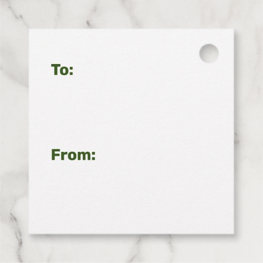 クリスマスの好意ギフトラベルラベルホリデーレッドボウ フェイバータグ (裏面)