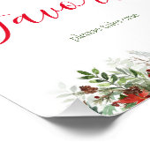 クリスマスの好意サイン フォトプリント            (角)