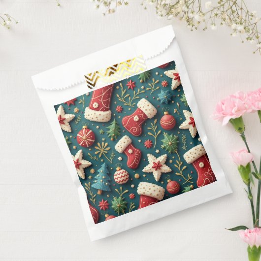 クリスマスの好意バッグver.1_1 フェイバーバッグ (封をした状態)