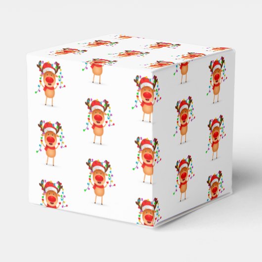 クリスマスの好意ボックス フェイバーボックス (裏面サイド)