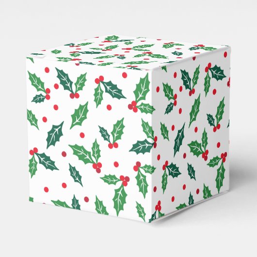 クリスマスの好意ボックス フェイバーボックス (正面サイド)