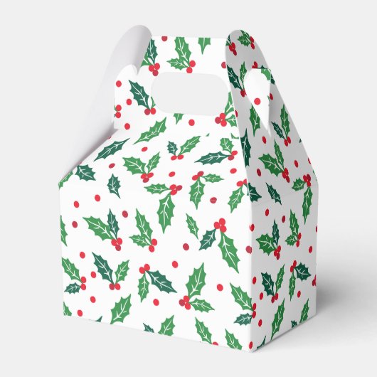 クリスマスの好意ボックス フェイバーボックス (正面サイド)