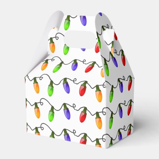 クリスマスの好意ボックス フェイバーボックス (正面サイド)