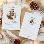 クリスマスの妊娠が明らかになるのを待つことができる シーズンカード