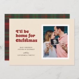 クリスマスの妊娠で家に帰る 案内状