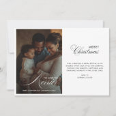 クリスマスの妊娠をメリー追い出す シーズンカード (正面)