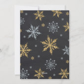 クリスマスの妊娠告知クリスマスの写真 シーズンカード (裏面)