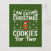 クリスマスの妊娠告知 シーズンポストカード (正面)