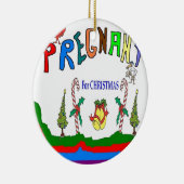 クリスマスの妊娠 セラミックオーナメント (右)