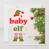 クリスマスの妖精がサンタの代わりにプレゼントを届けに来た！名付け親になってくれませんか カード (正面)