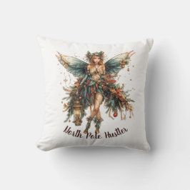 クリスマスの妖精が休日で飾られている クッション