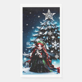 クリスマスの妖精と子猫。