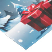 クリスマスの妖精と子猫。 テーブルクロス (アングル)