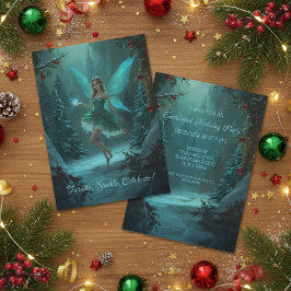 クリスマスの妖精と魔法の休日 招待状