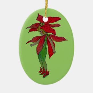 クリスマスの妖精のオーナメント セラミックオーナメント