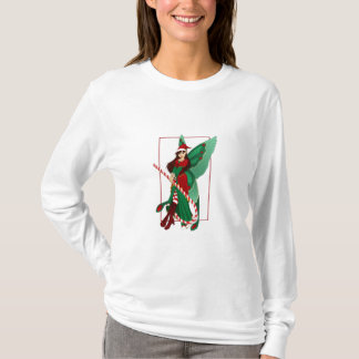 クリスマスの妖精のワイシャツ Tシャツ