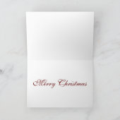 クリスマスの妖精の国は3つを-休日の挨拶状信じます シーズンカード (内部)