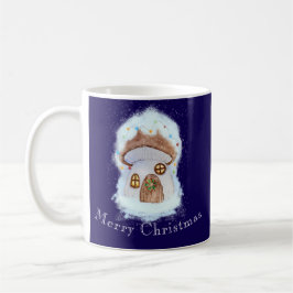 クリスマスの妖精の家 コーヒーマグカップ