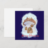 クリスマスの妖精の家 シーズンカード (正面/裏面)