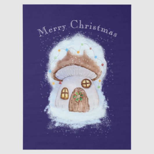 クリスマスの妖精の家 薄葉紙 (正面)