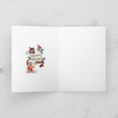 クリスマスの妖精の願い カード (内部)