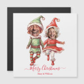 クリスマスの妖精カップル (正面/裏面)