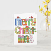 クリスマスの妖精レディバグの手紙たち カード (黄色い花)