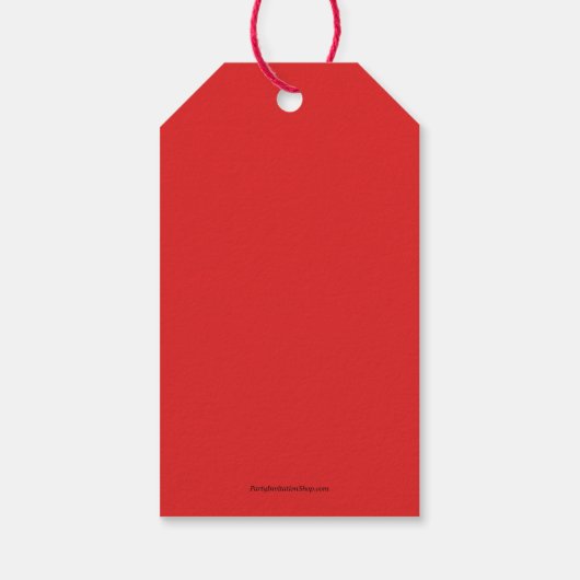 クリスマスの妖精 ギフトタグ (裏面)