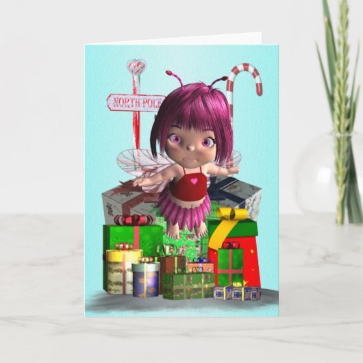 クリスマスの妖精 シーズンカード (正面)