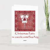 クリスマスの妖精 シーズンカード (裏面)