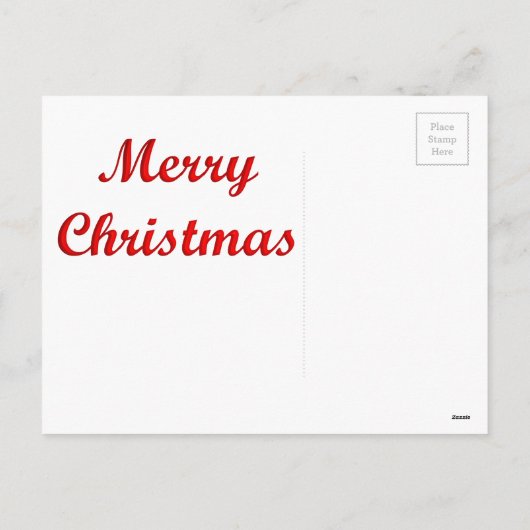 クリスマスの妖精 シーズンポストカード (裏面)