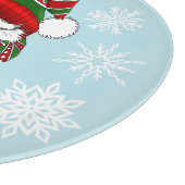 クリスマスの妖精 ノーム 赤 緑 冬 かわいい カッティングボード (角)