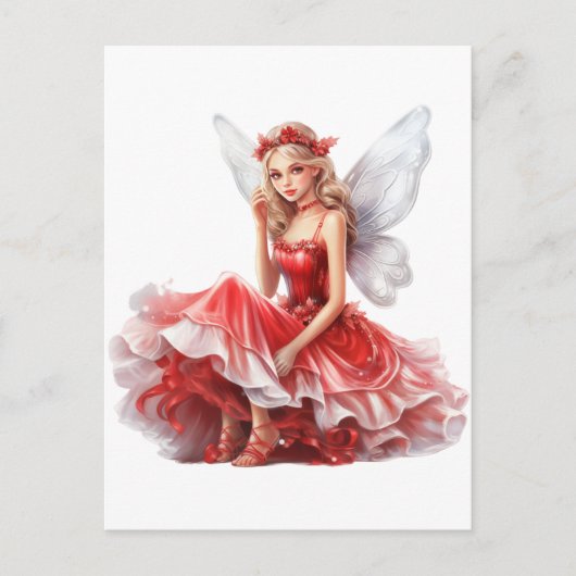 クリスマスの妖精 ポストカード (正面)