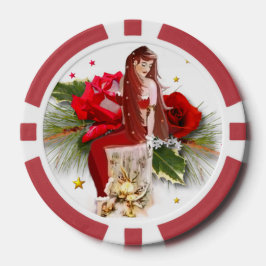 クリスマスの妖精 ポーカー チップ