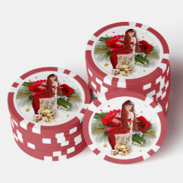 クリスマスの妖精 ポーカー チップ