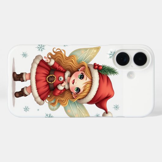 クリスマスの妖精iPhone 16ケース Case-Mate iPhoneケース (裏面 (横))