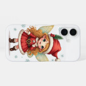クリスマスの妖精iPhone 16ケース iPhone 16ケース (裏面横)