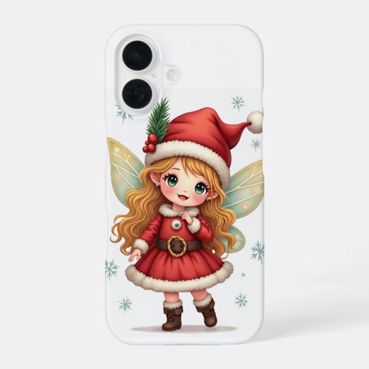 クリスマスの妖精iPhone 16ケース iPhone 16ケース (裏面)