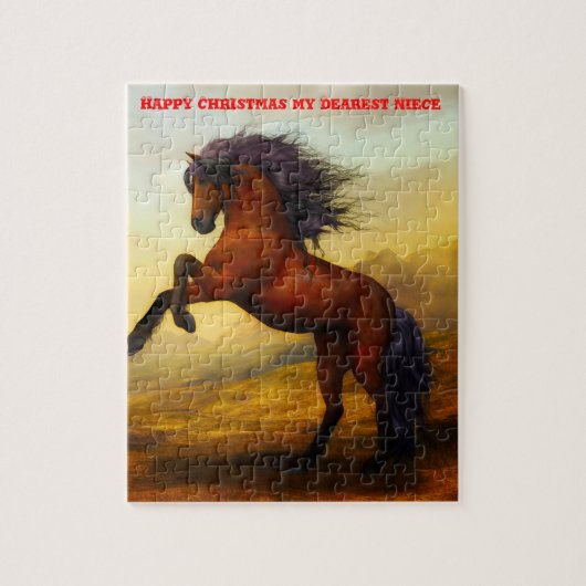 クリスマスの姪。 ジグソーパズル (縦)