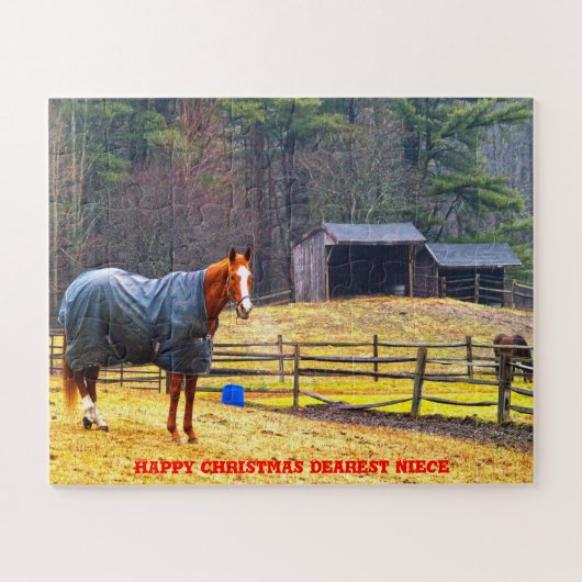 クリスマスの姪 ジグソーパズル (横)