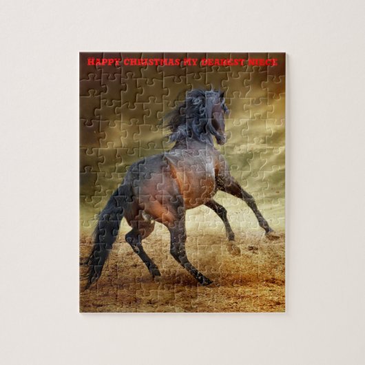 クリスマスの姪。 ジグソーパズル (縦)