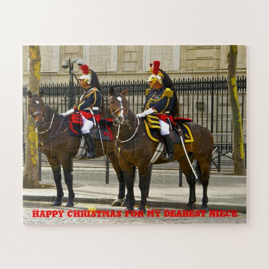 クリスマスの姪。 ジグソーパズル (横)